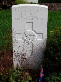 Klagenfurt War Cemetery - Binnie, George Edward